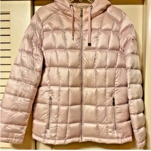 Calvin Klein Lavender Packable Lightweight Premium Down Woman Jacket Size US XL